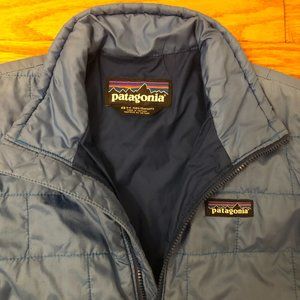 Kids Patagonia Nano Puff Brick Quilted Jacket